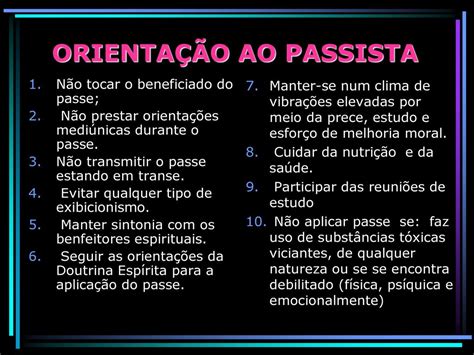 ESTUDO SOBRE O PASSE O PASSE NAS REUNIÕES MEDIÚNICAS ppt carregar