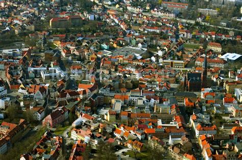 Luftaufnahme Apolda Stadtansicht Vom Innenstadtbereich In Apolda Im