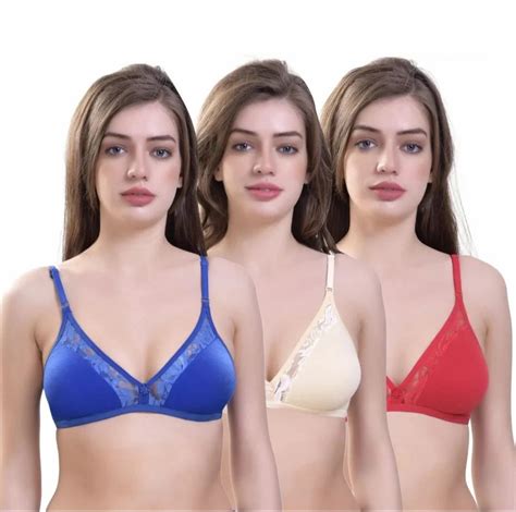 Cotton Blend Women Air Non Padded Bra Plain At Rs 70 Piece In New