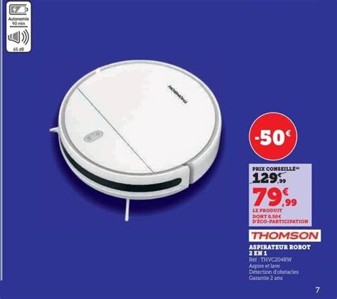 Promo Aspirateur Robot En R F Thvc Rw Chez Super U