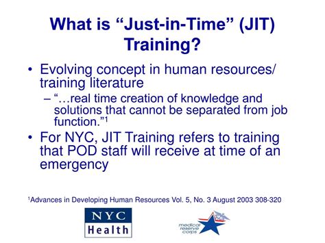 Ppt Just In Time Training For Point Of Dispensing Pod Staff The