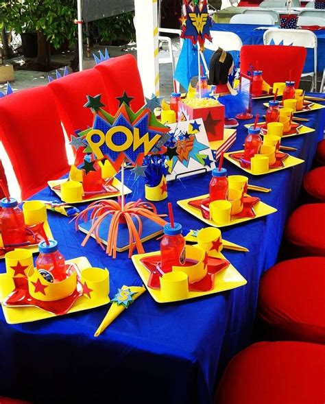 Wonder Woman Birthday Party Ideas Photo 1 Of 17 Wonder Woman