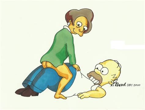 Rule 34 Ass Clothes Color Edna Krabappel Female Homer Simpson Human