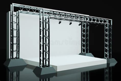 Concert Frame Metal Stage Stock Illustrations 1145 Concert Frame