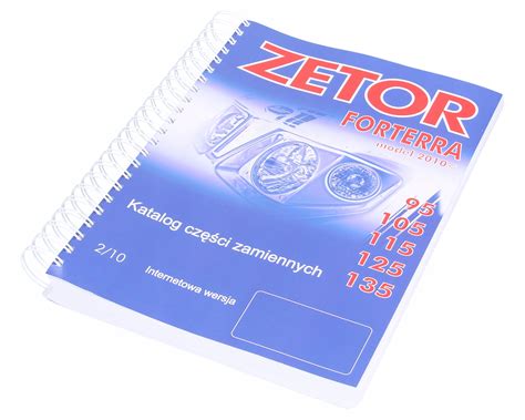 Zetor Forterra Katalog Części Niska cena na Allegro pl