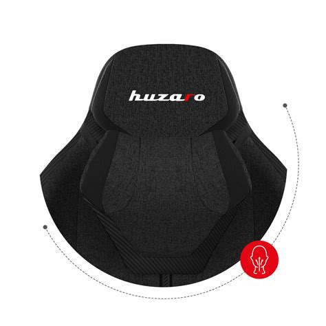 Scaun De Gaming Huzaro Force Black Mesh Spatar Reglabil Suport