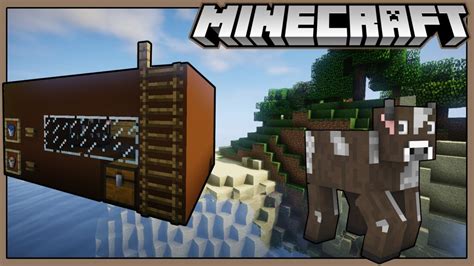 COME COSTRUIRE UNA FARM DI MUCCHE MINECRAFT ITA YouTube