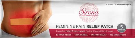 Buy Sirona Feminine Cramp Relief Patch Packet Of 5 S Online And Get Upto 60 Off At Pharmeasy