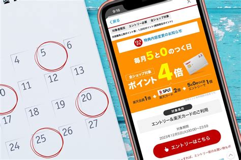 楽天市場「5と0のつく日」を徹底攻略──エントリー方法・ポイントアップ・注意点など アプリオ