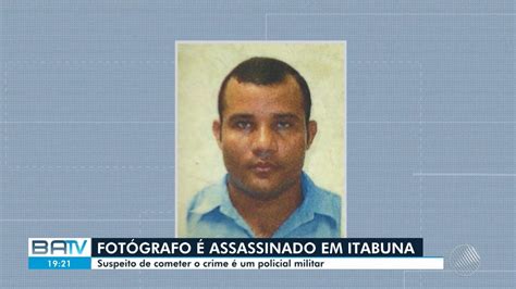 Fotógrafo é morto a tiros em Itabuna na BA e policial militar é