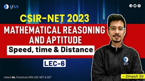 Csir Net General Aptitude Mathematical Reasoning Speed Time