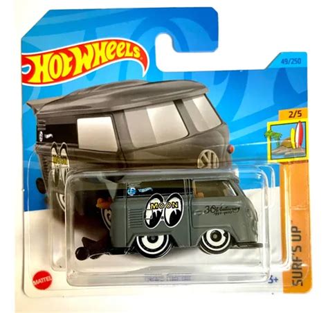 Hot Wheels Kool Kombi Mooneyes Cinza Lote H 2023 Frete grátis