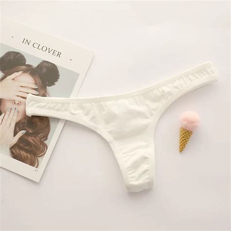 Fille G String Tongs Coton Pansement Adolescent Fraise Culotte De Sous