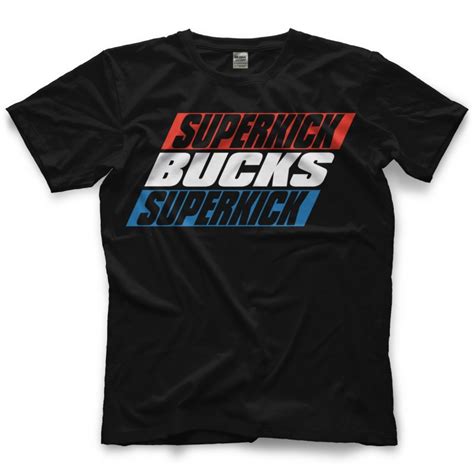 The Young Bucks - Professional Wrestlers - Superkick Bucks Superkick T-shirt