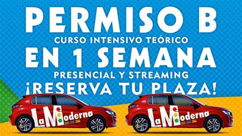 Curso Intensivo Permiso B En D As Presencial Y Streaming