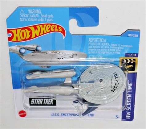 HOT WHEELS HW Screen Time STAR TREK U S S ENTERPRISE