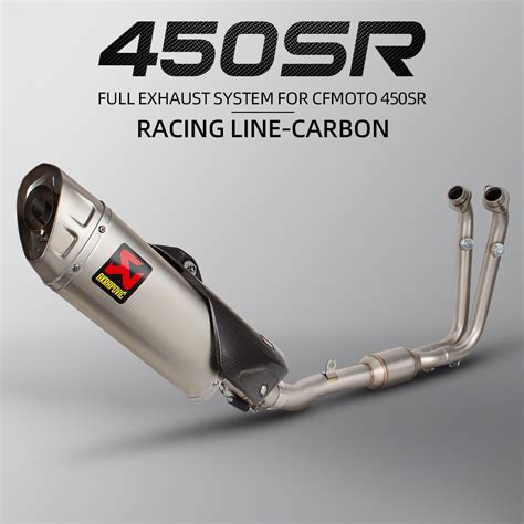 Akrapovic M1 For CF MOTO 450sr 450nk Full Racing Exhaust Line System