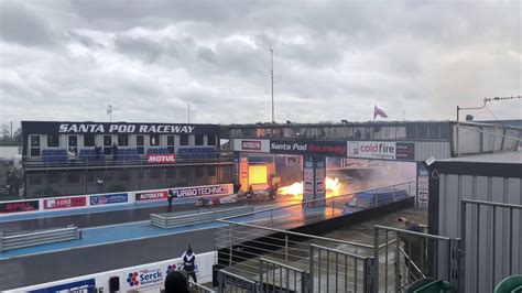 Mph Santa Pod Jet Car Fireforce Youtube