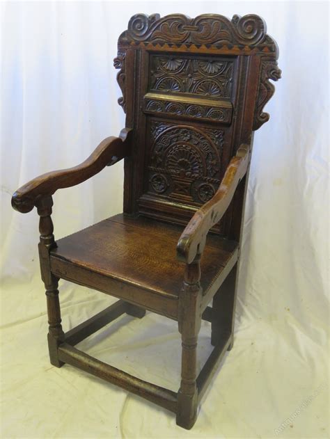 17th Century Oak Wainscot Chair Antiques Atlas