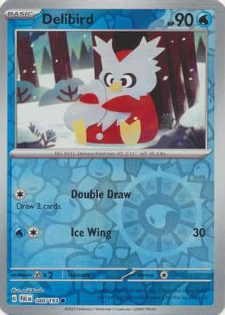 Delibird 046 193 Common Reverse Holo Playset