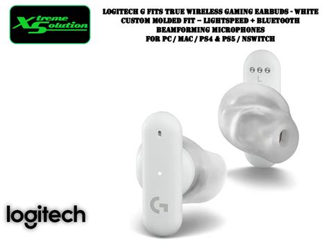 Logitech G Fits True Wireless Gaming Earbuds Custom Molded Fit Lig Xtremesolution