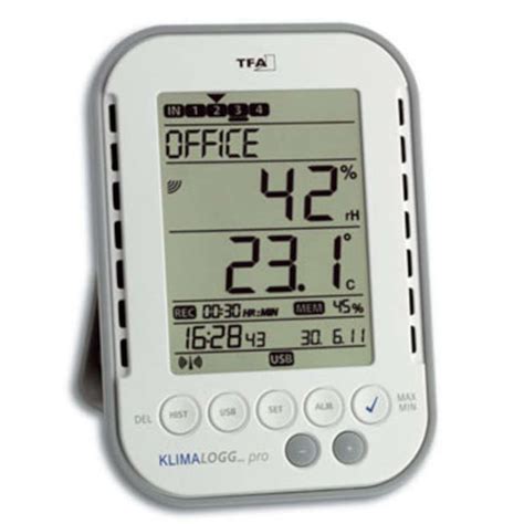 T 30 3039 TFA Thermomètre hygromètre Enregistreur avec connexion