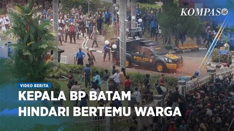 Unjuk Rasa Warga Adat Pulau Rempang Kembali Ricuh Youtube