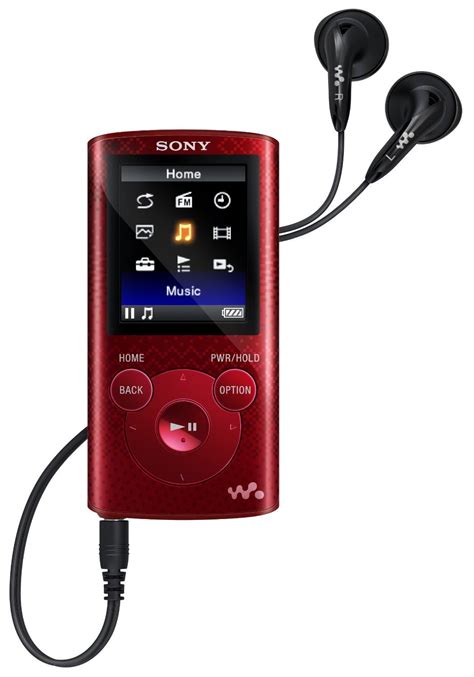 MP3 плеер 4Gb Sony Walkman NWZ E383 Red купить ELMIR цена отзывы