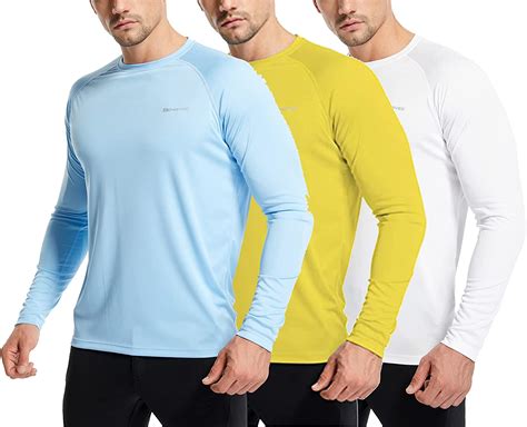 Zengvee Mens Upf Swim Shirts Outdoor Long Sleeve Sun Protection