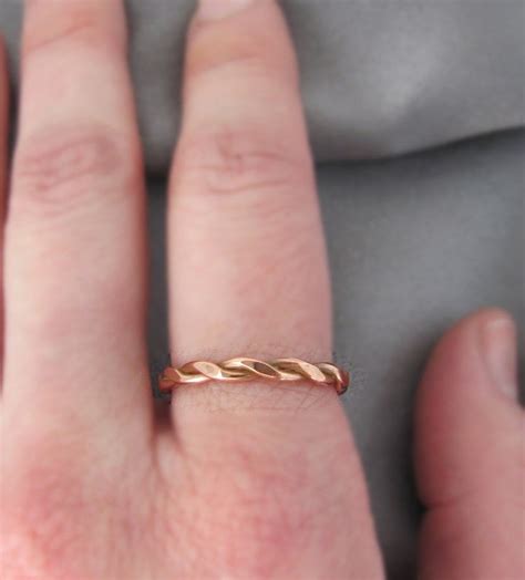 Raw Copper Ring Pure Copper Ring Copper Ring For Man Etsy