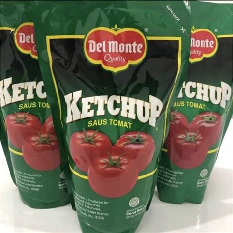 Jual Saus Delmonte Tomat 1 Kg Del Monte Ketchup Standing Pouch 1000