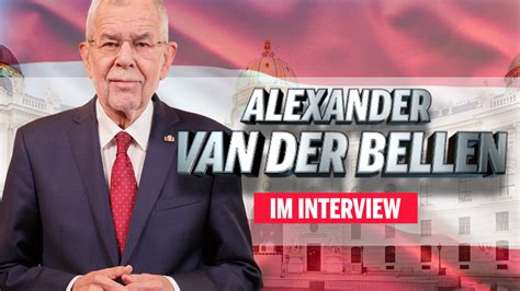 Das Pr Sidenten Interview Mit Alexander Van Der Bellen Oe Tv