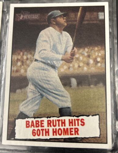 Topps Baseball Thrills Babe Ruth EBay