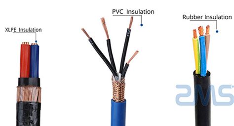 Different Types Of Wire Insulation Xlpe Pvc Rubber Cables — Zms