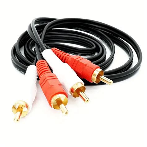 2rca To 2 Rca Male To Male Audio Cable Rca Audio Cable For Home Theater