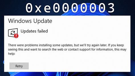 How To Fix 0xe0000003 Windows Update Error Easy Guide YouTube