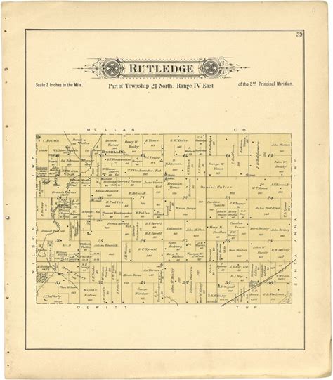 Map Available Online Plat Book Of De Witt County Illinois G Dm