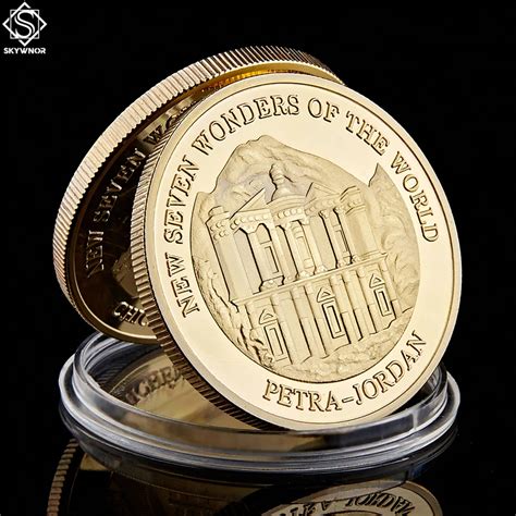 Moneda Conmemorativa Chapada En Oro Con Cubierta De C Psula Moneda