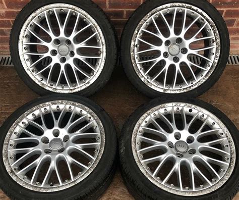 Audi A6 S Line Speedline 19 Inch Alloy Wheels 5 X 112 Genuine Bbs A3 A4