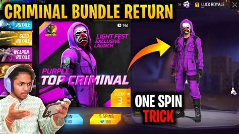 Top Criminal Return Free Fire Purple Criminal Return Free Fire