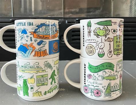 Starbucks Been There Series Collectible Mugs 14 Oz Etsy