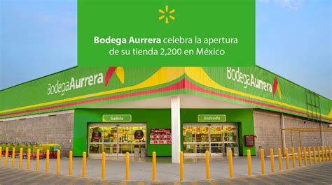 Bodega Aurrera celebra la apertura de su tienda 2 200 en México