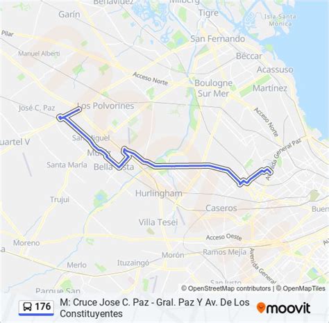 Ruta Horarios Paradas Y Mapas M Cruce Jose C Paz Gral Paz Hot Sex Picture