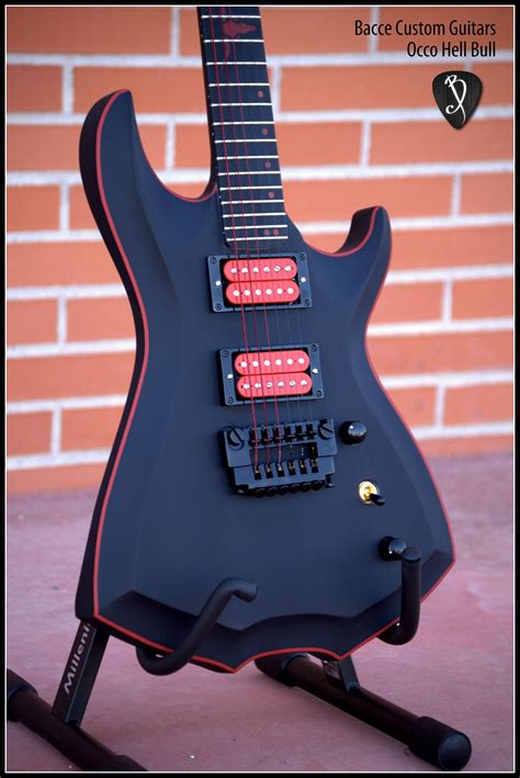 Mahogany Solidbody With Ebony Fretboard Bull Customization Bare