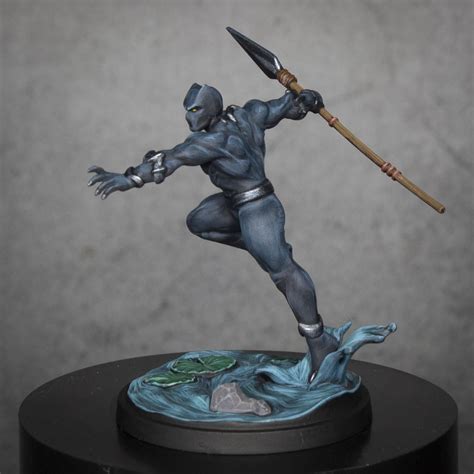 King T Challa From Marvel Crisis Protocol By Atomic Mass Games 40mm R Minipainting