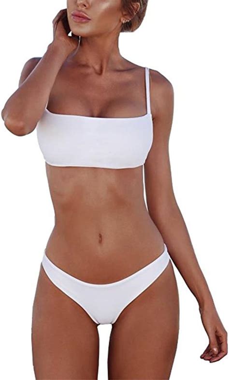 Amazon ROVLET 2018 Sexy Push Up Padded Brazilian Bikini Set