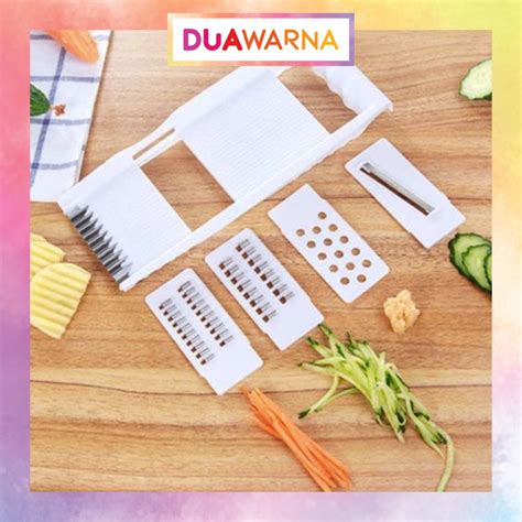 Jual DuaWarna Parutan Serbaguna Multifungsi 4 In 1 Penyerut Pemotong