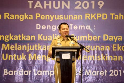 Ridho Ficardo Buka Musrenbang Provinsi Lampung Antara News