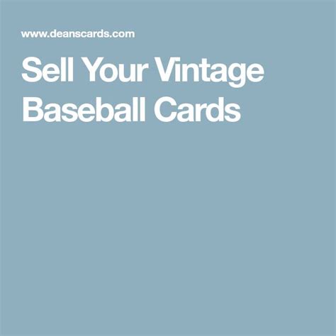 How To Auction Baseball Cards