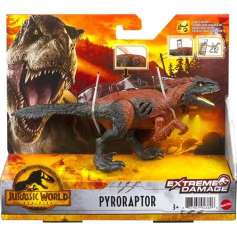 Mattel Jurassic World Extreme Damage Dinosavroabouls With Member